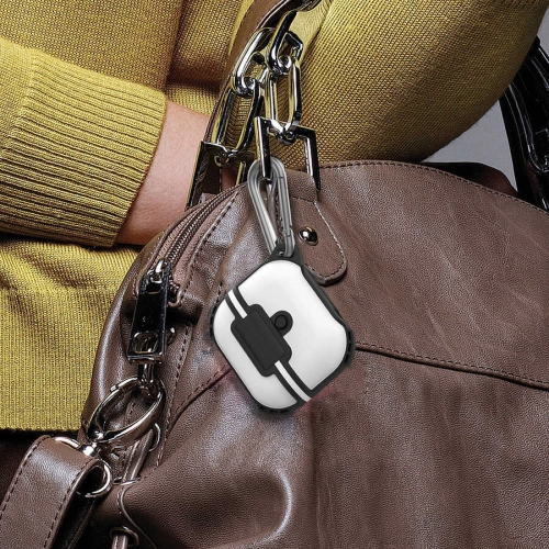 Apple Airpods 3. Nesil Zore Airbag 16 Silikon 1-1 Su Geçirmez Kılıf - Beyaz