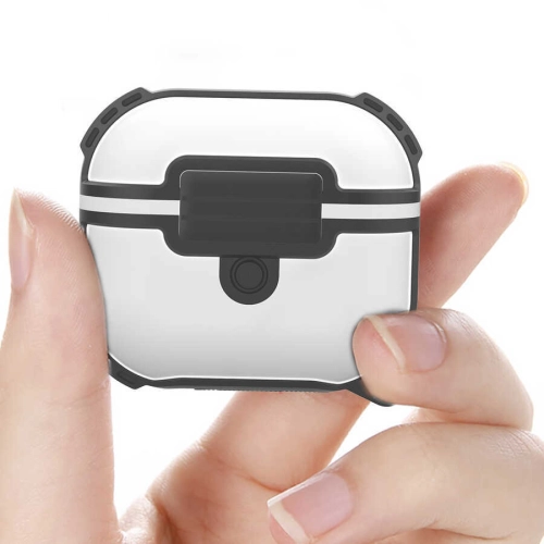 Apple Airpods 3. Nesil Zore Airbag 16 Silikon 1-1 Su Geçirmez Kılıf - Siyah