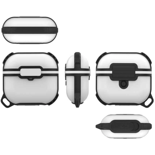 Apple Airpods 3. Nesil Zore Airbag 16 Silikon 1-1 Su Geçirmez Kılıf - Siyah