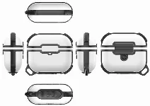 Apple Airpods 3. Nesil Zore Airbag 16 Silikon 1-1 Su Geçirmez Kılıf - Beyaz