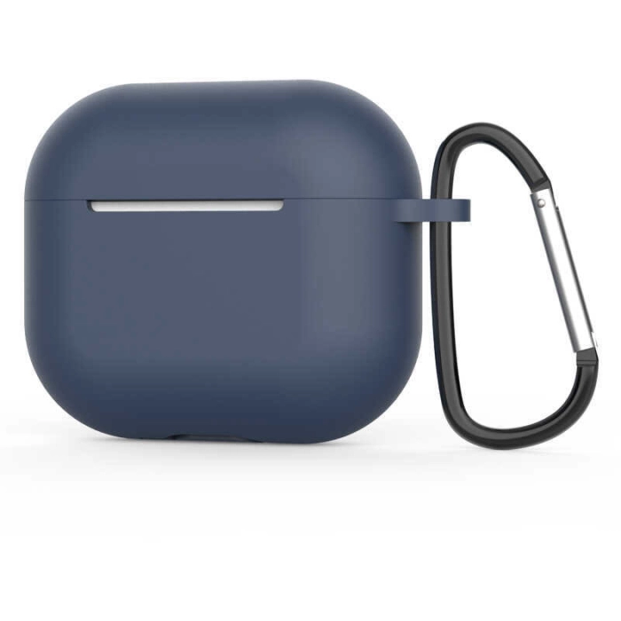 Apple Airpods 3. Nesil Zore Standart Silikon Kılıf - Lacivert