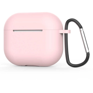 Apple Airpods 3. Nesil Zore Standart Silikon Kılıf - Pembe