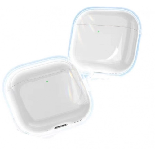 Apple Airpods 4 Kılıf Şeffaf Kristal Silikon Airbag 14 - Şeffaf