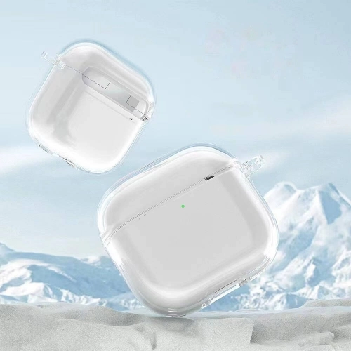 Apple Airpods 4 Kılıf Şeffaf Kristal Silikon Airbag 14 - Şeffaf