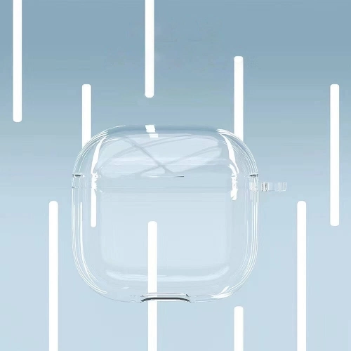 Apple Airpods 4 Kılıf Şeffaf Kristal Silikon Airbag 14 - Şeffaf