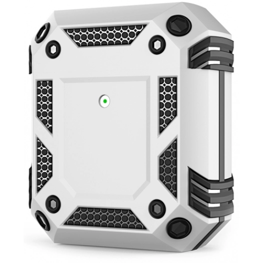 Apple AirPods Kılıf Zırh Korumalı Airbag Kılıf - Gümüş