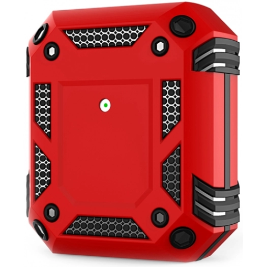 Apple AirPods Kılıf Zırh Korumalı Airbag Kılıf - Kırmızı