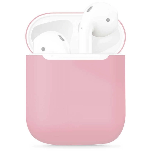 Apple Airpods Kılıf Zore Airbag 13 Silikon - Pembe