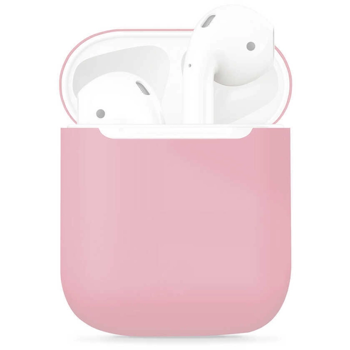 Apple Airpods Kılıf Zore Airbag 13 Silikon - Pembe