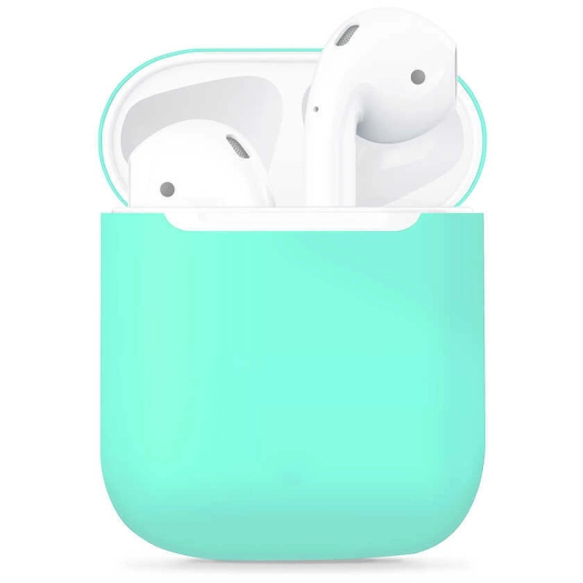 Apple Airpods Kılıf Zore Airbag 13 Silikon - Turkuaz
