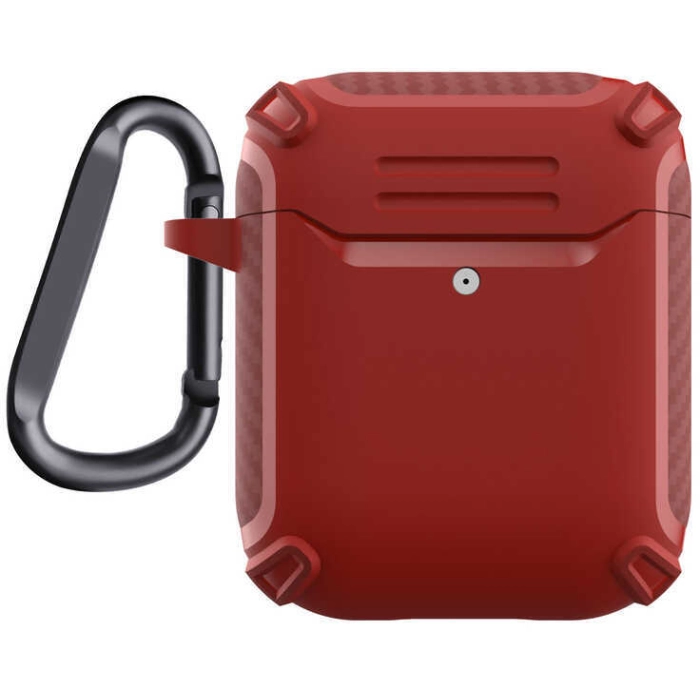 Apple Airpods Kılıf Zore Airbag 26 Silikon - Kırmızı