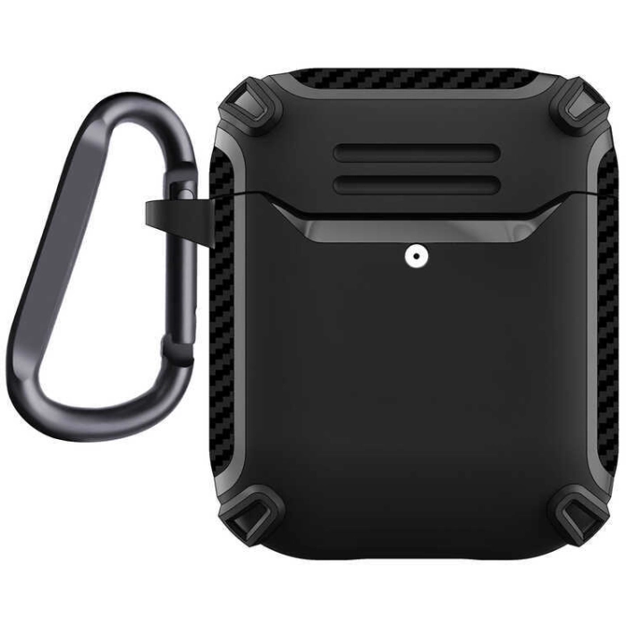 Apple Airpods Kılıf Zore Airbag 26 Silikon - Siyah