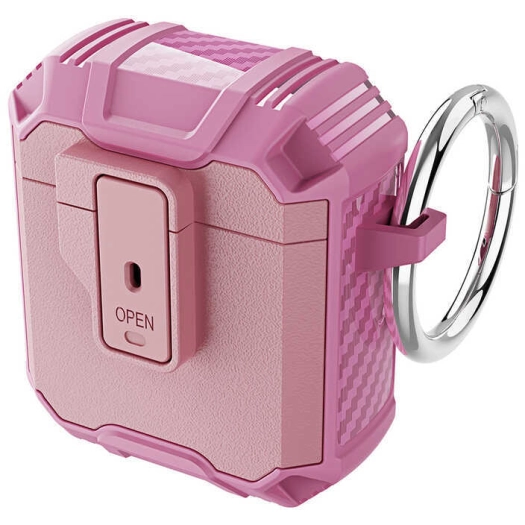 Apple Airpods Kılıf Zore Airbag 27 Silikon - Pembe