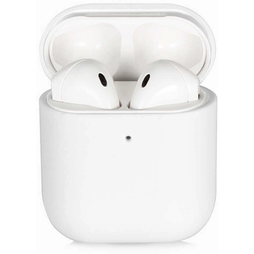 Apple Airpods Kılıf Zore Silk Silikon - Beyaz