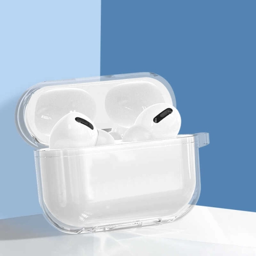 Apple Airpods Pro 2 Kılıf Şeffaf Kristal Silikon Zore Airbag 14 (6.1) Kılıf - Şeffaf