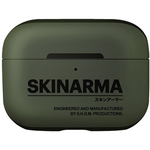 Apple Airpods Pro 2 Kılıf SkinArma PU Deri Tasarım Spunk Kılıf - Koyu Yeşil