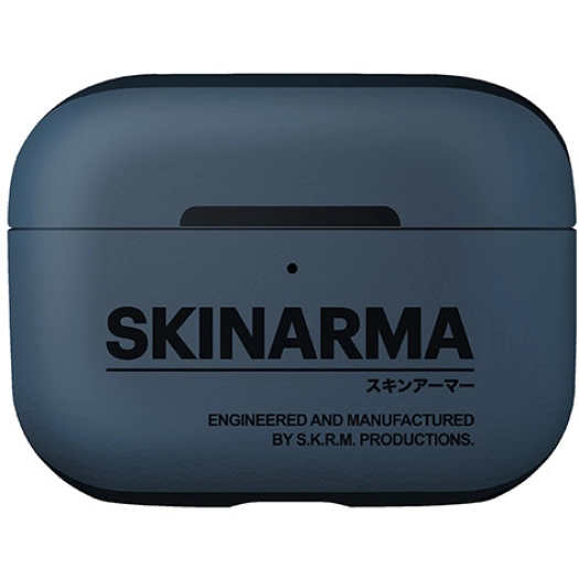 Apple Airpods Pro 2 Kılıf SkinArma PU Deri Tasarım Spunk Kılıf - Mavi