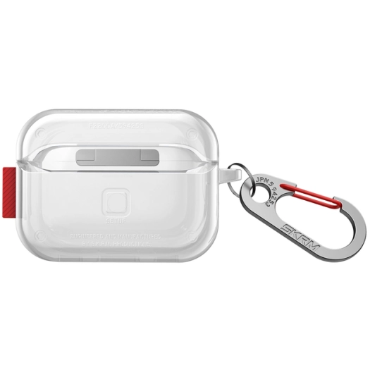 Apple Airpods Pro 2 Kılıf SkinArma Şeffaf Renkli Airbagli Tasarım Saido Kılıf - Şeffaf