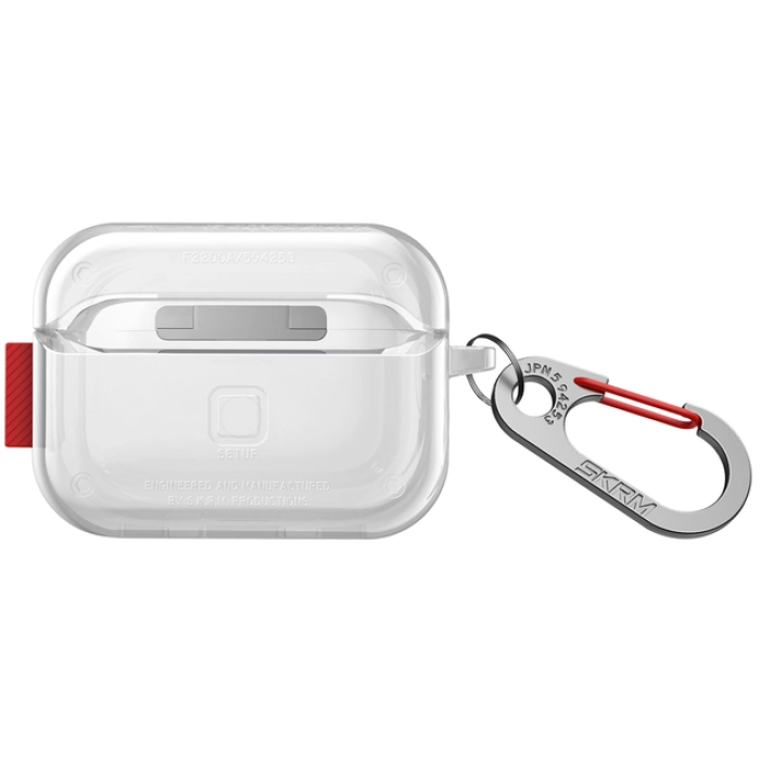 Apple Airpods Pro 2 Kılıf SkinArma Şeffaf Renkli Airbagli Tasarım Saido Kılıf - Şeffaf