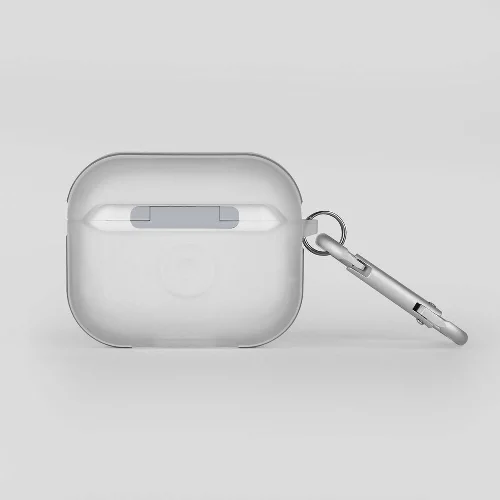Apple Airpods Pro 2 Kılıf SkinArma Transparan Mat Tasarım Kinzoku Kılıf - Beyaz