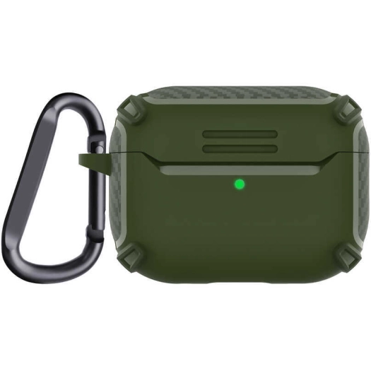 Apple Airpods Pro 2 Kılıf Zore Airbag 26 Silikon - Koyu Yeşil