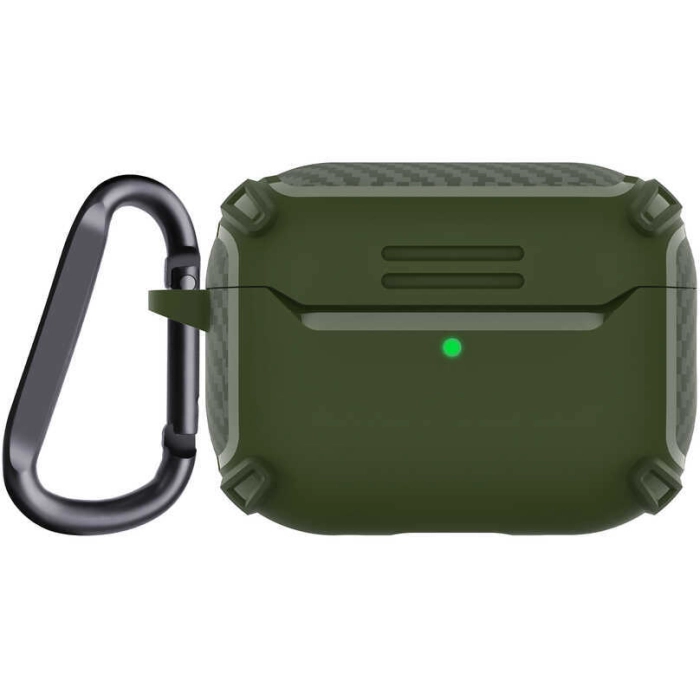 Apple Airpods Pro 2 Kılıf Zore Airbag 26 Silikon - Koyu Yeşil