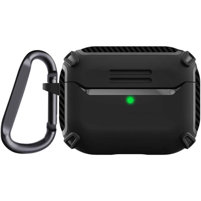 Apple Airpods Pro 2 Kılıf Zore Airbag 26 Silikon - Siyah