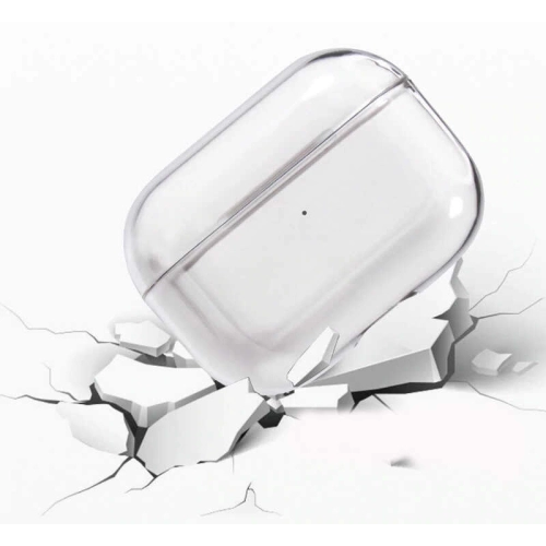 Apple Airpods Pro Kılıf Şeffaf Sert Kristal Zore Airbag 14 (6.1) Kılıf - Şeffaf