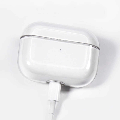 Apple Airpods Pro Kılıf Şeffaf Sert Kristal Zore Airbag 14 (6.1) Kılıf - Şeffaf