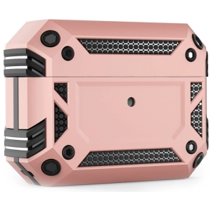 Apple AirPods Pro Kılıf Zırh Korumalı Airbag Kılıf - Rose Gold