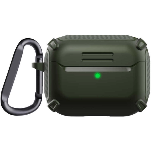 Apple Airpods Pro Kılıf Zore Airbag 26 Silikon - Koyu Yeşil