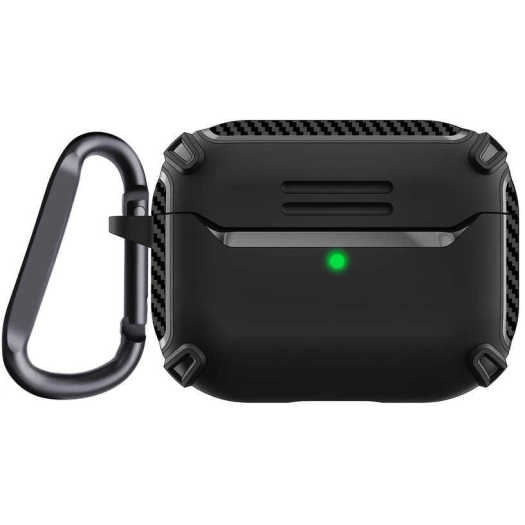 Apple Airpods Pro Kılıf Zore Airbag 26 Silikon - Siyah