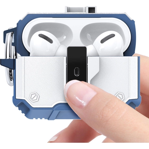 Apple Airpods Pro Zore Airbag 35 Darbelere Karşı Dayanıklı Düğmeli Kılıf - Siyah