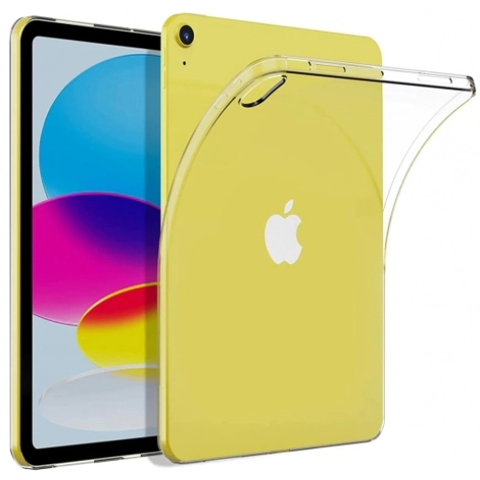 Apple iPad 10.9 2022 (10. Nesil) İnce Şeffaf Tablet Süper Silikon - Şeffaf