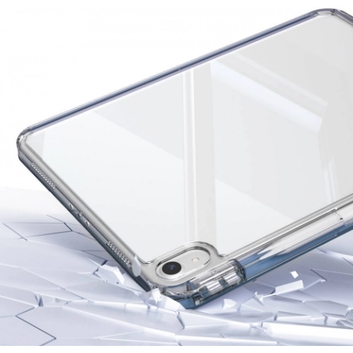 Apple iPad 10.9 2022 (10. Nesil) Kılıf Magnetik Ayrılabilen Airbagli Sliding Silikon Tablet Kapak - Gri