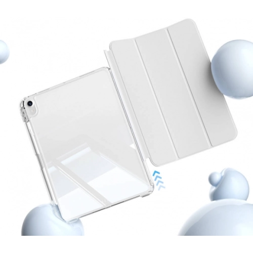 Apple iPad 10.9 2022 (10. Nesil) Kılıf Magnetik Ayrılabilen Airbagli Sliding Silikon Tablet Kapak - Lacivert