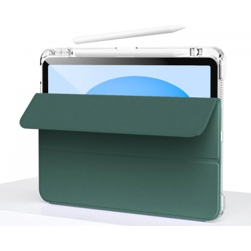 Apple iPad 10.9 2022 (10. Nesil) ​Kılıf Magnetik Ayrılabilen Airbagli Sliding Silikon Tablet Kapak - Siyah