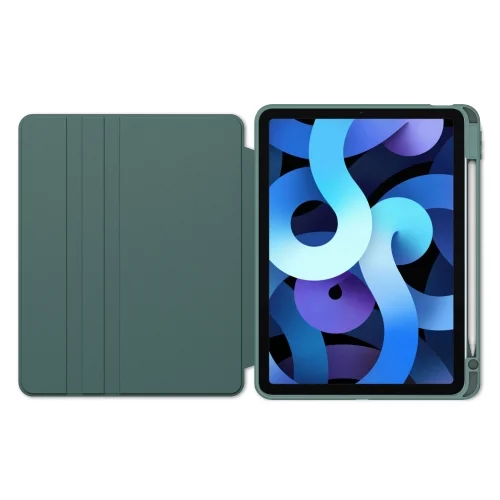 Apple iPad 10.9 2022 (10. Nesil) Tablet Kılıf Zore Nayn Dönebilen Standlı Kapak - Yeşil