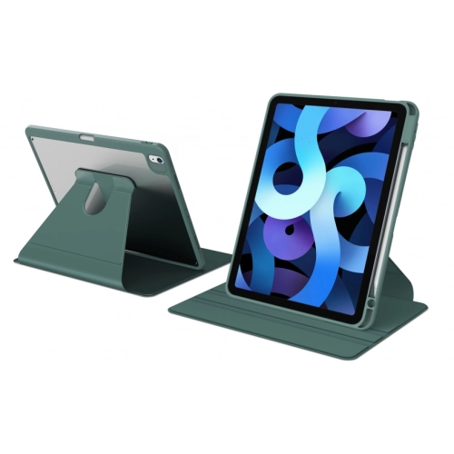 Apple iPad 10.9 2022 (10. Nesil) Tablet Kılıf Zore Nayn Dönebilen Standlı Kapak - Yeşil