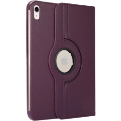 Apple iPad 10.9 2022 (10. Nesil) Tablet Kılıfı 360 Derece Dönebilen Standlı Kapak - Mor