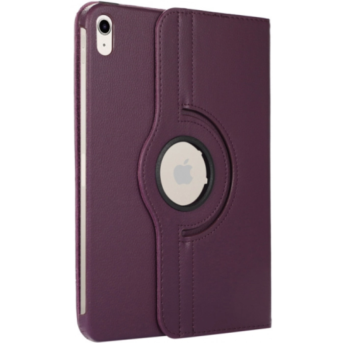 Apple iPad 10.9 2022 (10. Nesil) Tablet Kılıfı 360 Derece Dönebilen Standlı Kapak - Mor