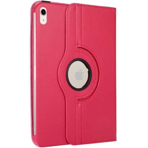 Apple iPad 10.9 2022 (10. Nesil) Tablet Kılıfı 360 Derece Dönebilen Standlı Kapak - Pembe