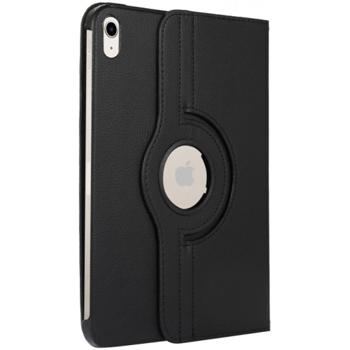 Apple iPad 10.9 2022 (10. Nesil) Tablet Kılıfı 360 Derece Dönebilen Standlı Kapak - Siyah