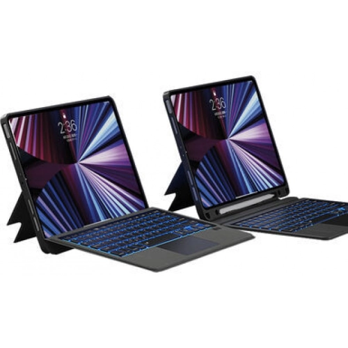 Apple iPad 10. Nesil 2022 10.9 Wiwu Mag Touch Klavyeli Standlı Kılıf