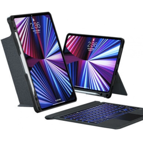 Apple iPad 10. Nesil 2022 10.9 Wiwu Mag Touch Klavyeli Standlı Kılıf