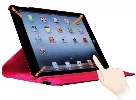 Apple iPad 4 Tablet Kılıfı 360 Derece Dönebilen Standlı Kapak - Mavi