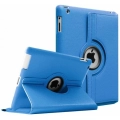 Apple iPad 4 Tablet Kılıfı 360 Derece Dönebilen Standlı Kapak - Mavi