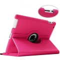 Apple iPad 4 Tablet Kılıfı 360 Derece Dönebilen Standlı Kapak - Pembe