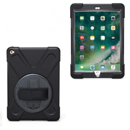 Apple iPad 5 Air 9.7 Kılıf Zore Defender Tablet Silikon - Siyah