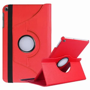 Apple iPad 5 Air 9.7 Tablet Kılıfı 360 Derece Dönebilen Standlı Kapak - Kırmızı